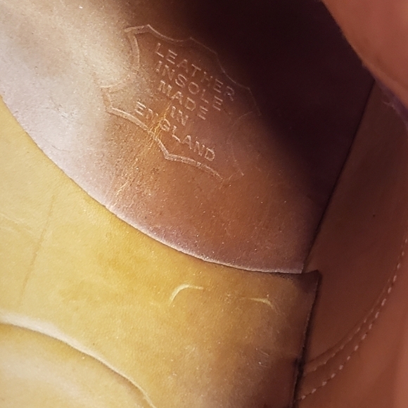 men's Grensen Handcrafted Leather Dress Shoes England Groom Barney's New York. - Picture 3 of 7